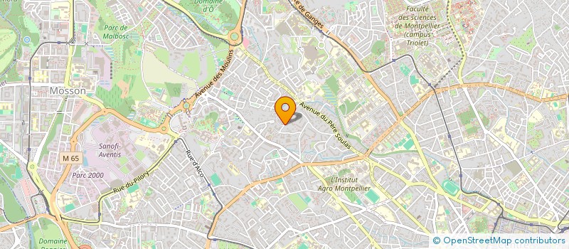 localisation de l'entreprise SCI DES GAROUX à MONTPELLIER