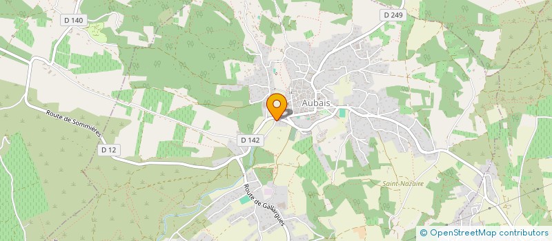 localisation de l'entreprise SCI DES GARRIGUES  AUBAIS