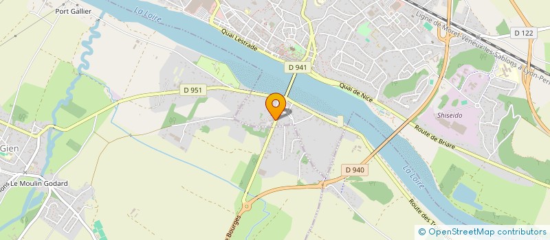 localisation de l'entreprise SCI DES GASCONS DU VAL à GIEN