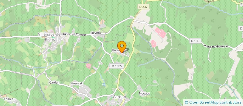 localisation de l'entreprise SCI DES GASPARDS  CARDAN