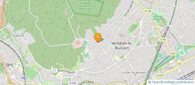 localisation de l'entreprise SCI DES GATINES à VERRIERES-LE-BUISSON
