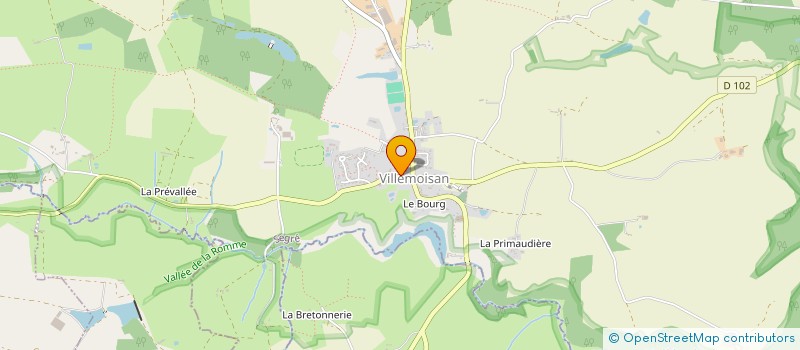 localisation de l'entreprise SCI DES GAUBOURGS à BECON-LES-GRANITS