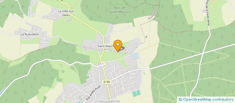 localisation de l'entreprise SCI DES GAUDINES  MALAUNAY
