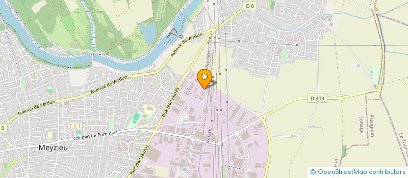 localisation de l'entreprise SCI DES GAULNES  MEYZIEU