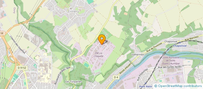 localisation de l'entreprise SCI DES GAULOIS  ENNERY