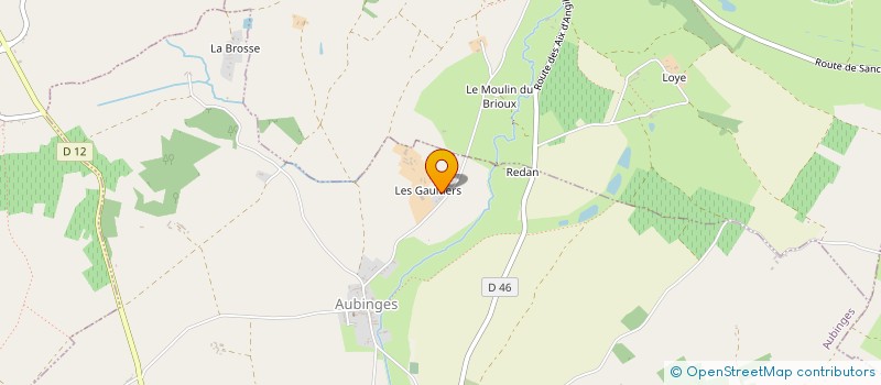 localisation de l'entreprise SCI DES GAULTIERS  AUBINGES