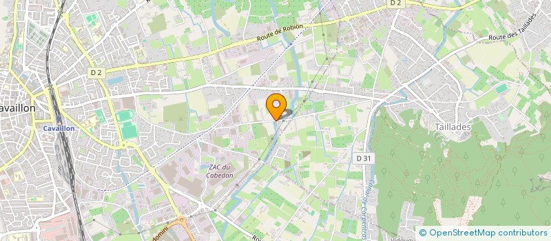 localisation de l'entreprise SCI DES GAVOTTES  CAVAILLON