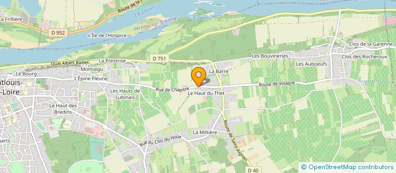 localisation de l'entreprise SCI DES GECKOS à MONTLOUIS-SUR-LOIRE