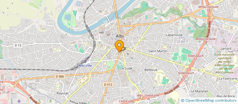 localisation de l'entreprise SCI DES GEMEAUX à ALBI