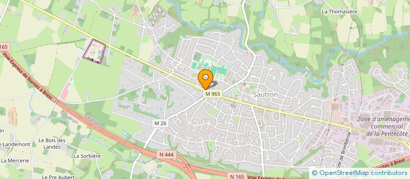 localisation de l'entreprise SCI DES GEMEAUX  SAUTRON