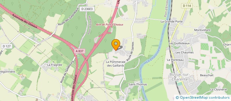 localisation de l'entreprise SCI DES GENETS  PORT-D'ENVAUX