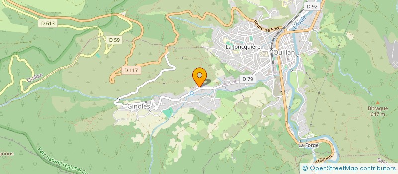 localisation de l'entreprise SCI DES GENETS  GINOLES