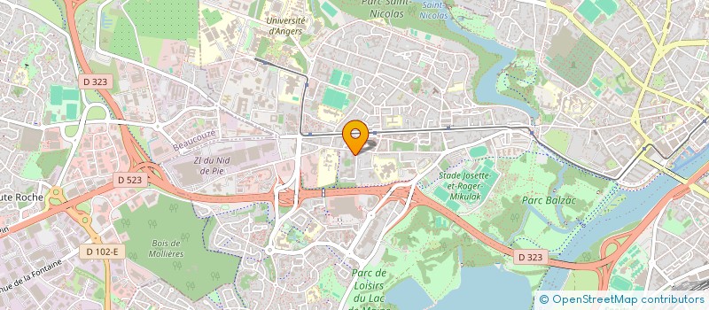 localisation de l'entreprise SCI DES GENETS à ANGERS