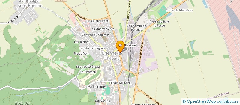 localisation de l'entreprise SCI DES GENETS  BRIENNE-LE-CHATEAU