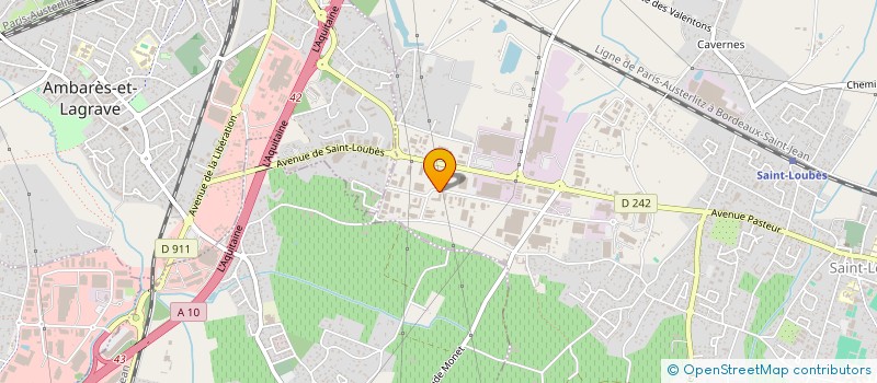 localisation de l'entreprise SCI DES GENETS  SAINT-LOUBES