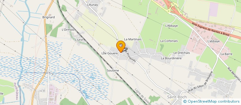 localisation de l'entreprise SCI DES GENETS  PONTCHATEAU