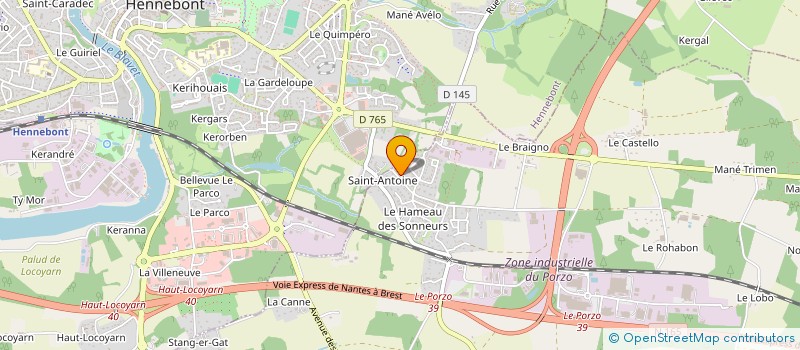 localisation de l'entreprise SCI DES GENETS à KERVIGNAC