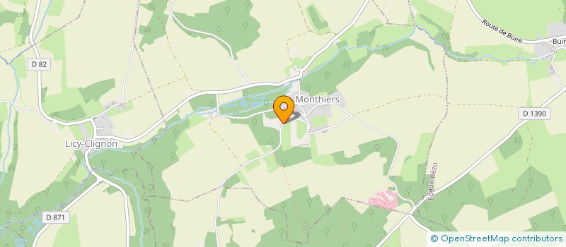 localisation de l'entreprise SCI DES GENETS  MONTHIERS