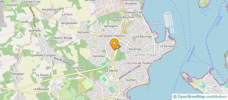 localisation de l'entreprise SCI DES GENETS  LARMOR-PLAGE