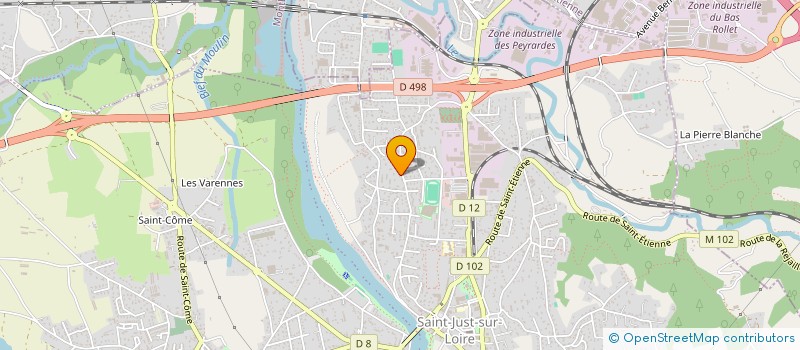 localisation de l'entreprise SCI DES GENETS  SAINT-JUST-SAINT-RAMBERT