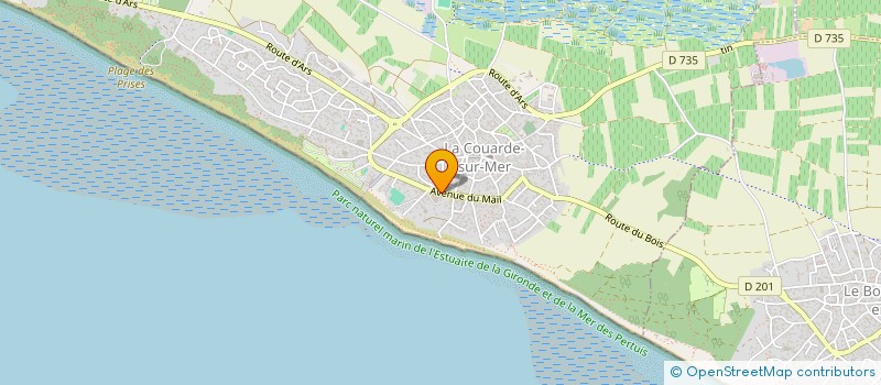 localisation de l'entreprise SCI DES GENETS  LA COUARDE-SUR-MER