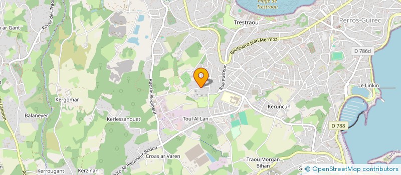 localisation de l'entreprise SCI DES GENETS  PERROS-GUIREC