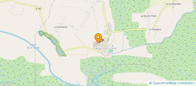 localisation de l'entreprise SCI DES GENETS BLEUS  LAVAU-SUR-LOIRE