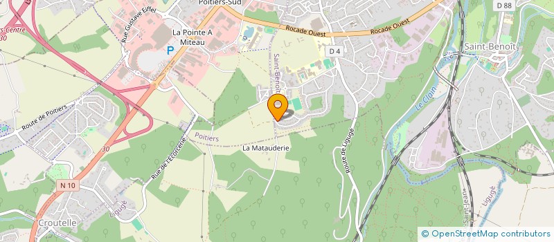 localisation de l'entreprise SCI DES GENEVRIERS à SAINT-BENOIT
