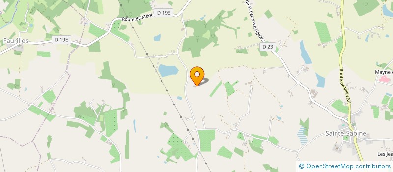 localisation de l'entreprise SCI DES GENEVRIERS  BEAUMONTOIS EN PERIGORD