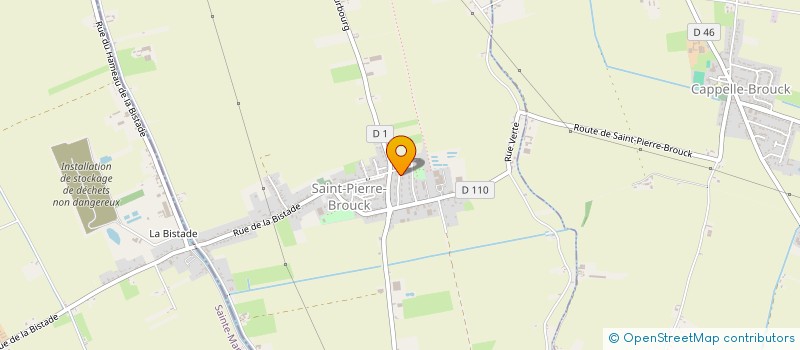 localisation de l'entreprise SCI DES GENTIANES  SAINT-PIERRE-BROUCK