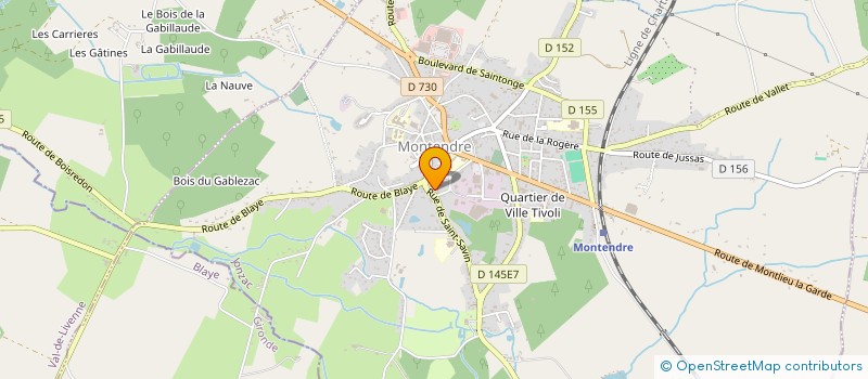 localisation de l'entreprise SCI DES GEORGETS à MONTENDRE