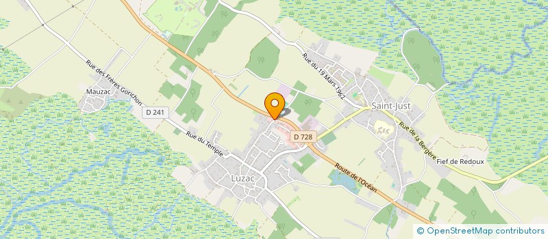 localisation de l'entreprise SCI DES GERANIUMS  SAINT-JUST-LUZAC