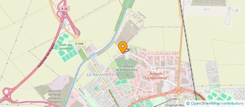 localisation de l'entreprise SCI DES GERBERAS  REIMS