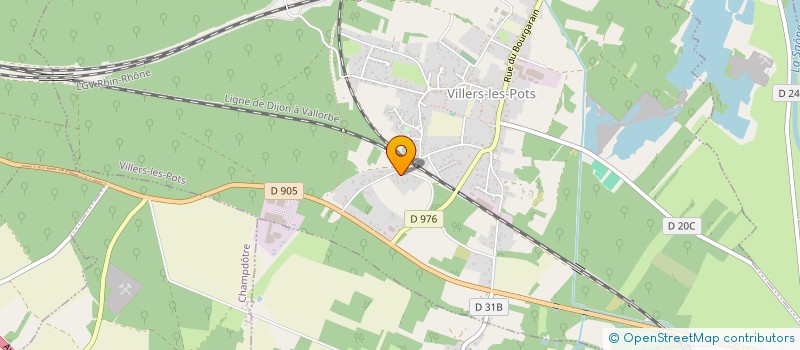 localisation de l'entreprise SCI DES GESSEROTTES  VILLERS-LES-POTS