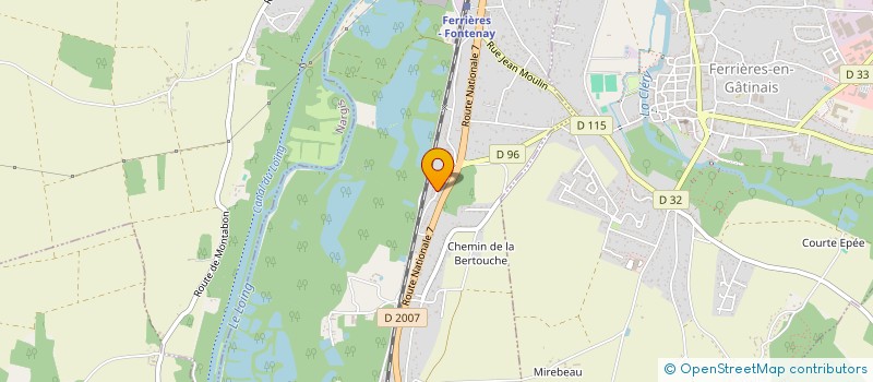 localisation de l'entreprise SCI DES GILLETS à FONTENAY-SUR-LOING
