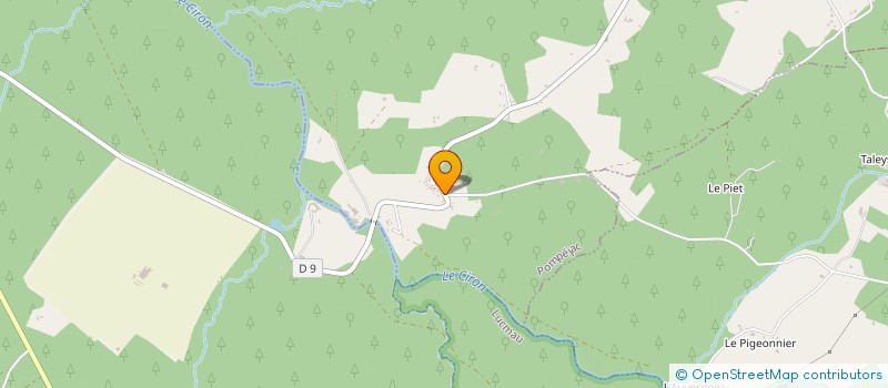 localisation de l'entreprise SCI DES GILLETS  POMPEJAC