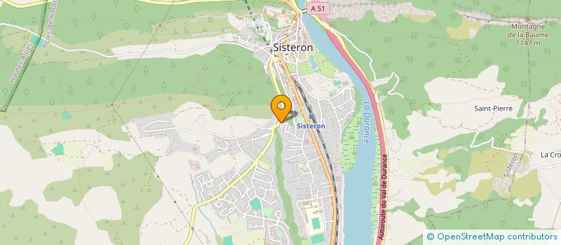 localisation de l'entreprise SCI DES GIO  SISTERON