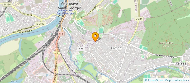 localisation de l'entreprise SCI DES GIRONVILLES  CROSNE