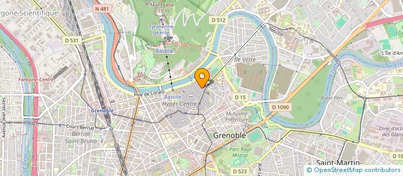 localisation de l'entreprise SCI DES GLACIERS à GRENOBLE