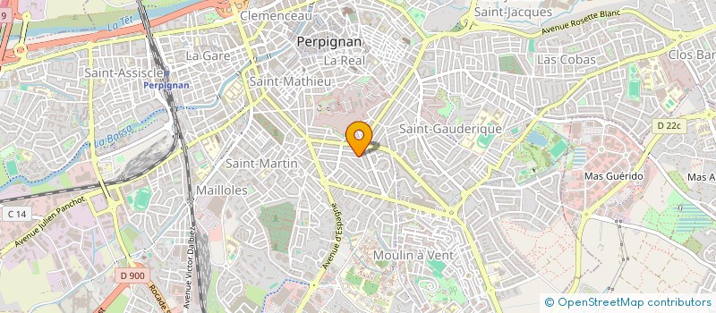 localisation de l'entreprise SCI DES GLACIS à PERPIGNAN