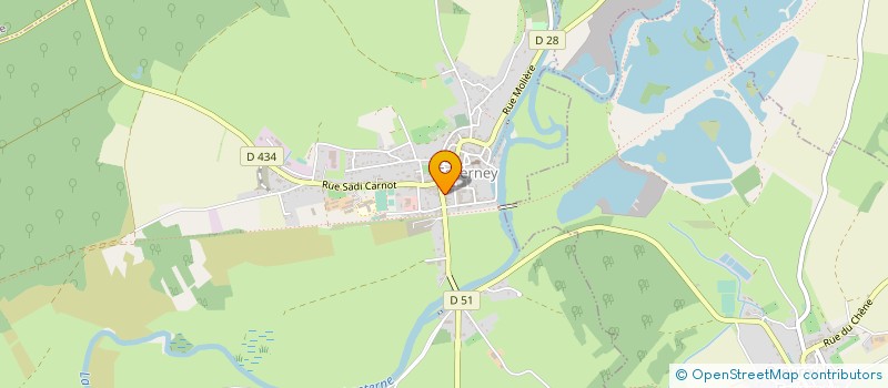 localisation de l'entreprise SCI DES GLACIS à FAVERNEY