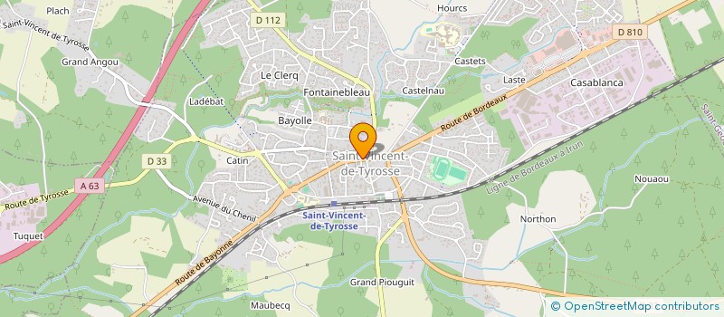 localisation de l'entreprise SCI DES GLAIEULS à SAINT-VINCENT-DE-TYROSSE