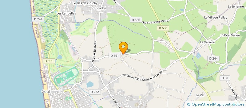 localisation de l'entreprise SCI DES GLINETTES à AGON-COUTAINVILLE