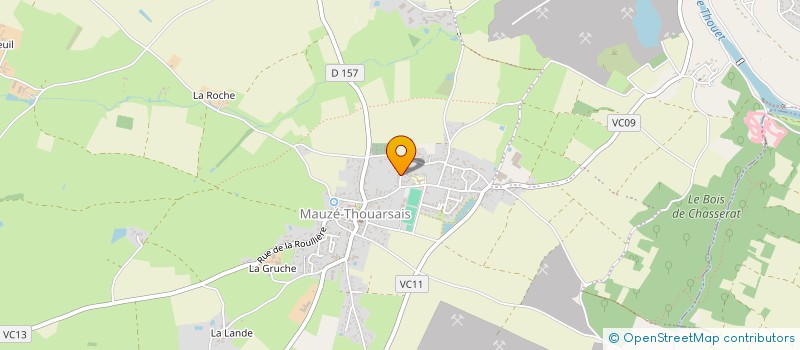 localisation de l'entreprise SCI DES GLORIETTES  SAINTE-VERGE