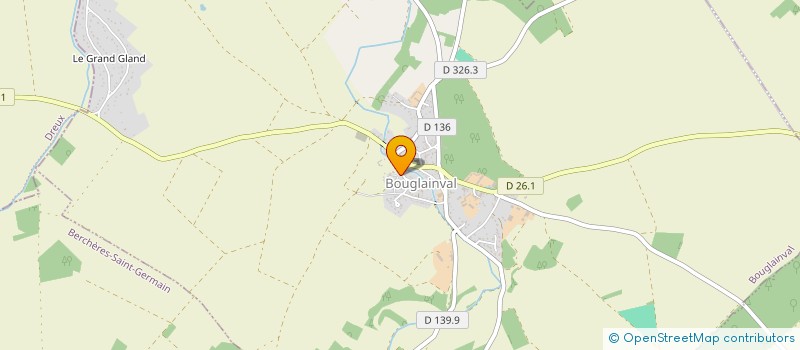 localisation de l'entreprise SCI DES GLYCINES à BOUGLAINVAL