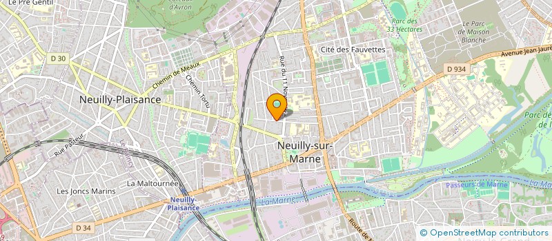 localisation de l'entreprise SCI DES GLYCINES à NEUILLY-SUR-MARNE