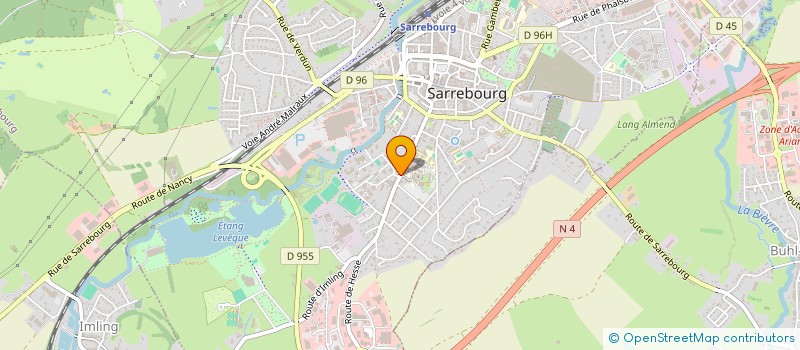 localisation de l'entreprise SCI DES GLYCINES à SARREBOURG