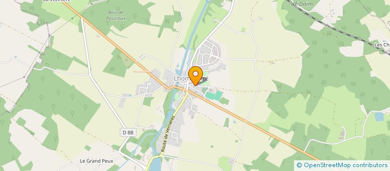 localisation de l'entreprise SCI DES GLYCINES  LHOMMAIZE