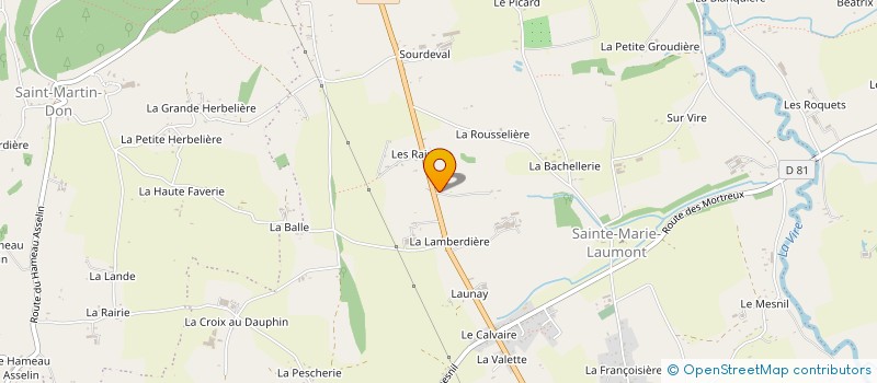 localisation de l'entreprise SCI DES GOBLINS  SOULEUVRE EN BOCAGE