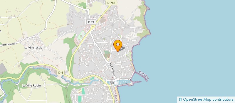 localisation de l'entreprise SCI DES GODELINS  BINIC-ETABLES-SUR-MER